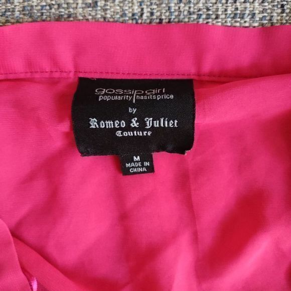 Gossip Girl x Romeo and Juliet‎ Couture Hot Pink Pleated Maxi Skirt Size M - Picture 7 of 16